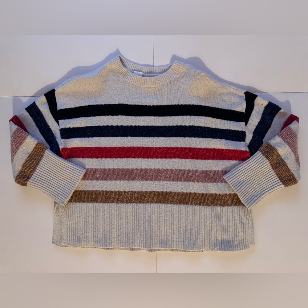 Gap Kids Striped Multicolor Girl's Sweater in Size L in EUC